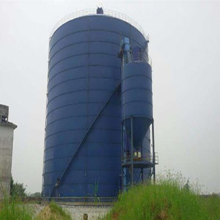 海南吉林3万吨 矿粉钢板仓工程实例